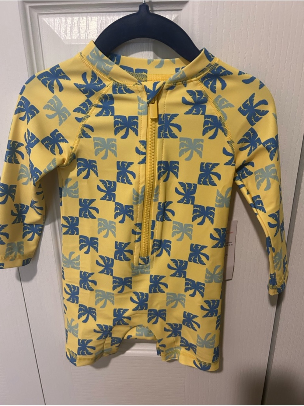 NWT Old Navy Palm Tree Long sleeve Rashguard size 6-12 months